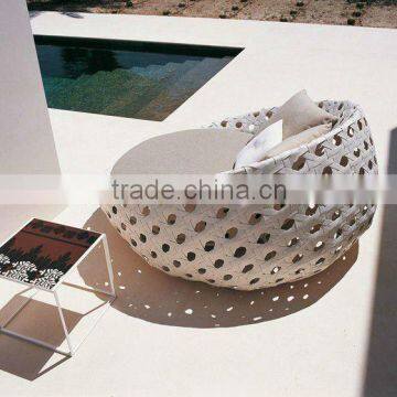 outdoor day bed egg shape sofa set sun lounger sun bed