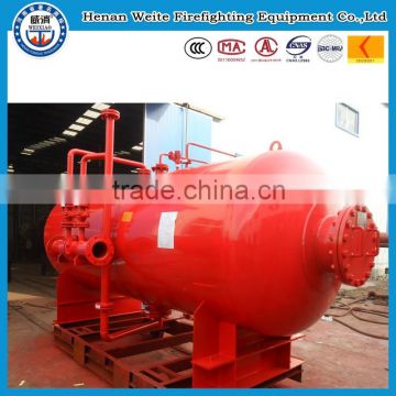 1000L--- 3000L Pressure type foam bladder tank vertical type for firefighting equipment made in weite