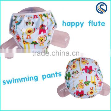 happy flute Baby Swim cloth Diaper Reusable breathable Swimming pants