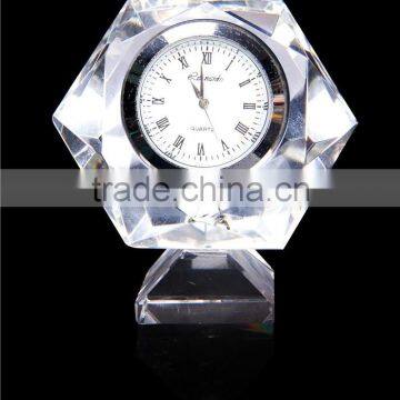 The Most Popular Diamond Shape Crystal Clock for Wholesale