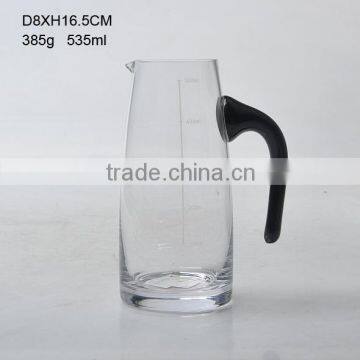 WHOLE SALE Cheap Transparent Glass Wine Decanter With Handle for Centerpiece and Supermarket photo-4