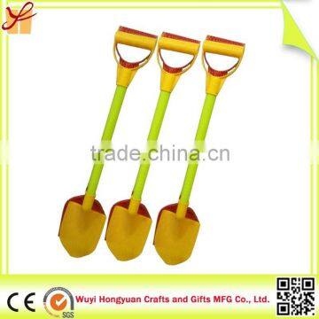 Promotional High Quality Kids Plastic Toy Yellow Sand Shovel