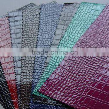 Glitter leather with fashion design