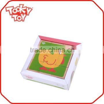 HOT! Wood Magic Farm Animal Block Puzzle photo-2