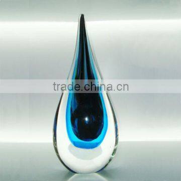 Crystal Glass Crafts in Water Drop Model for Elegant Souvenirs