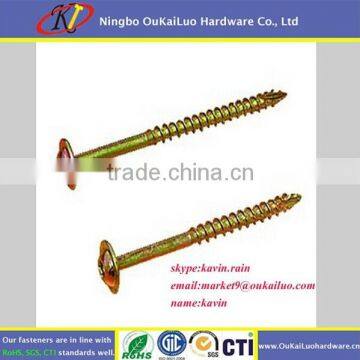 double sided Type 17 wood screw self cutting thread