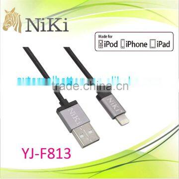 MFi approved nylon braided charging cable for apple iPhone 5 and 6