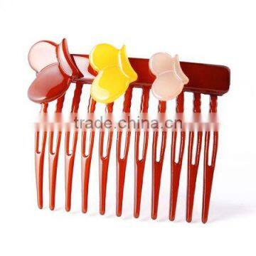 delicate handmade hair accessory of hair combs