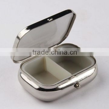 2 Case Pocket Metal Pill Box Pill Case