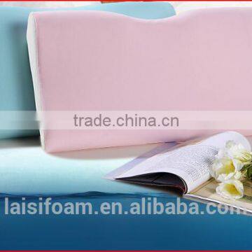 100% polyester memory foam pillow formoulded visco elastic memory foam pillow LS-P-007-D wholesales foam pillow