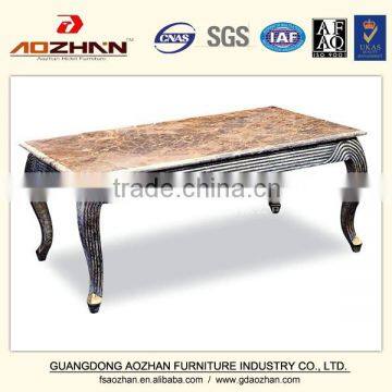 New classic Living Room hotel Furniture marble top Coffee Table center table