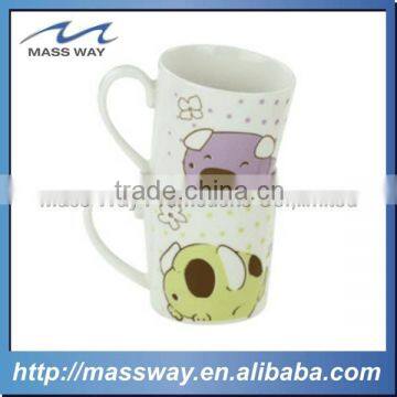 promotion hotel gifts cartoon Kids ceramic Melamine milk Mug