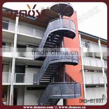 spiral stairs handrail / commercial metal stairs for outdoor