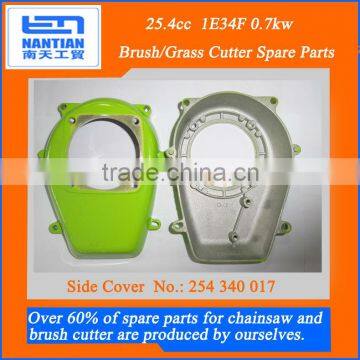 Side Cover Brush/Grass Cutter Spare Parts for 1E34F engine, 25.4cc