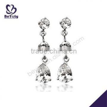 hot sale high quality sterling silver young girl earring jewelry set