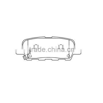 D905-7784 rear disc brake pads for TIIDA BLUEBIRD INFINITI MURANO disc brake parts