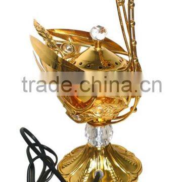 2016 fancy Electric Incense Burner with crystals