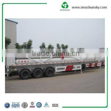 China Supplier CNG Tube Skid Trailer 8,9,10,11,12 Tubes With 25Mpa photo-4
