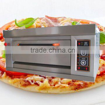 Hot sale Single deck Two trays Gas Pizza Oven ,bread pizza bakery oven