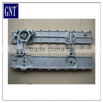 low price 6D14 oil cooler cover assy for Excavator engine parts