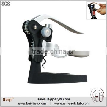 Professional rabbit zinc alloy wine corkscrew with palstic coated