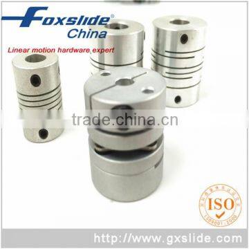 Gear Motor and Ballscrew Shaft Double Disc Couplings With Clamps 12 to 15 mm OD 44x50mm photo-5