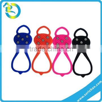 OEM silicone rubber antiskid shoe covers antiskid hiking climbing outdoor sports anti slip shoes covers