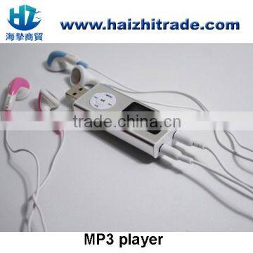 double earphone digital mp3 player rechargeable