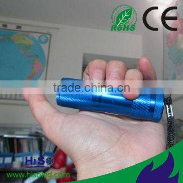 high brightness aluminium led flash light