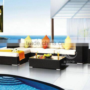 outdoor corner sofa , rattan corner sofa set