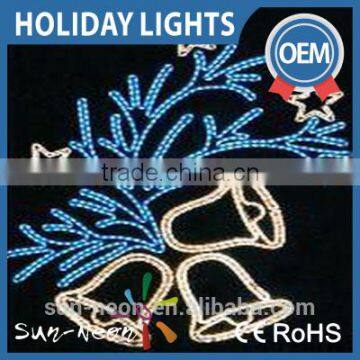 24v Christmas Led 2d Motif Light Bell Decoration