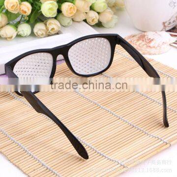 New High Quality Pinhole Glasses Custom Logo Printed Lenses Party Glasses photo-3