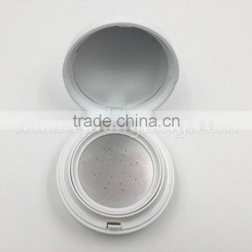15g Round Black Compact Powder Case, Double Layer Cosmetic Compact Powder Box for Solid Perfume photo-4