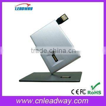 OEM 8G engrave logo and Flexible metal fingerprint security usb card