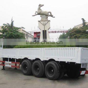 40 ton three axles Gooseneck cargo semi-trailer for sale