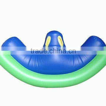 PVC inflatable water park seesaw,inflatable seesaw,teeterboard,rocker,kids seesaw