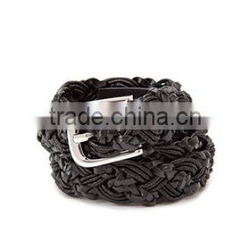 fashion belt ladies PU woven belt