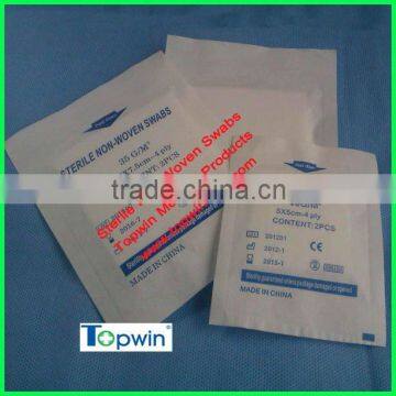 sterile nonwoven pad