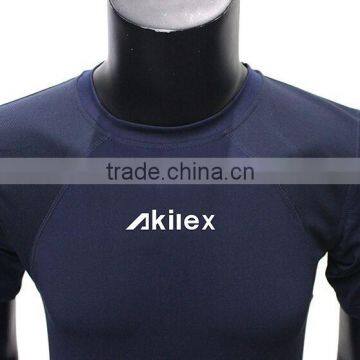 2016 New Slim Men Black Soccer Jersey