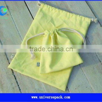 Wholesale custom canvas drawstring pouch bag