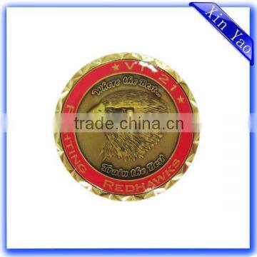 Wholesale High Quality Custom Metal Epoxy Bronze Coin