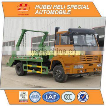 SHACMAN AOLONG 4x2 10cbm swinging arm garbage truck WEICHAI diesel engine WP10.270E32 270hp