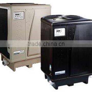 High performance pure titanium heat exchanger heat pump