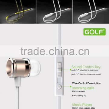 Hot sals Earphone case High end metal sport earphone