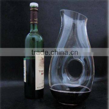 Glass antique wine decanter