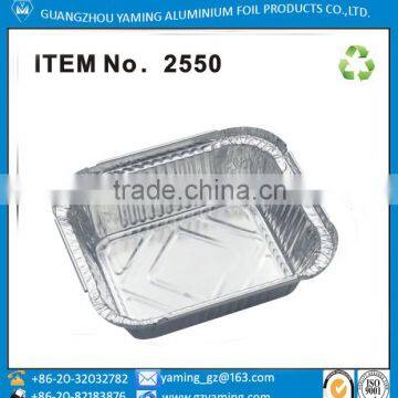 450ml UK No2 aluminium take out foil container with lid