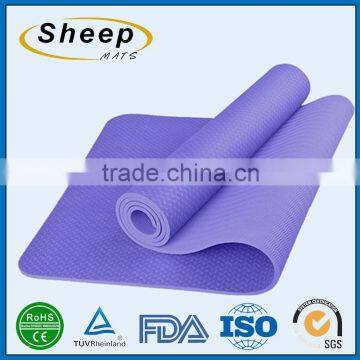 Cheap Price exercise fitness eco-friendly tpe natural yoga mat