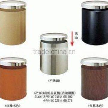 outdoor stainless steel metal ash bin/rubbish bin/waste bin GP-024