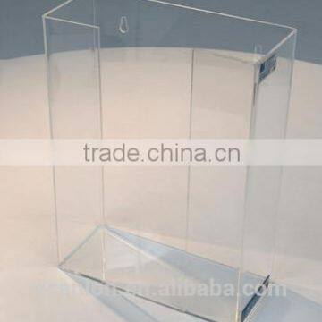 Clear customized acrylic disposable glove dispenser