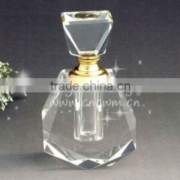 Crystal Oil Bottle Flower Perfume Bottle For Valentines Gift